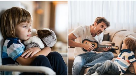 7-yr-old was heartbroken after mum passed away from cancer—then dad turned all his questions into song that helped them heal