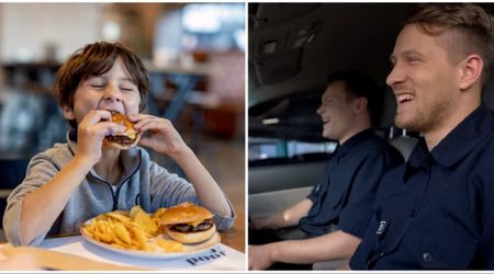 5-yr-old snuck out for breakfast while parents slept—when officers showed him their jeep, his simple 5-word question had them in stitches