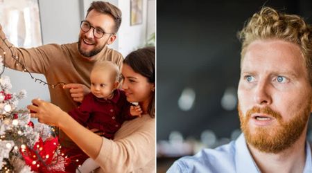 Dad decorating for Christmas had quiet realization about his kids' core memories—and it changed how he showed up for them