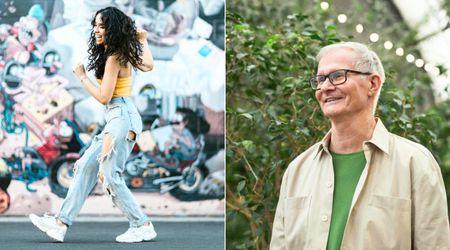 Husband filmed his wife serenading him until they spotted their neighbor's actions in their video — they couldn't stop laughing