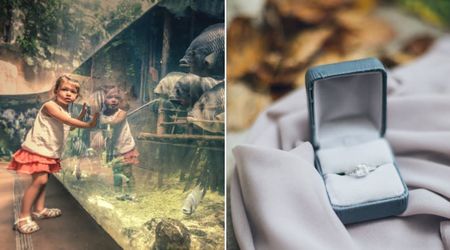 Feeding fish with her dad was her favorite childhood memory. Years later, at that very spot, her boyfriend got down on one knee