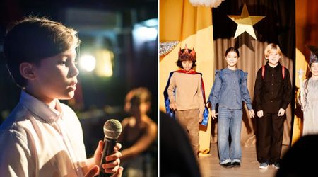 4-yr-old's innocent reaction after spotting his parents at the Christmas school play is proof that showing up for your kid matters