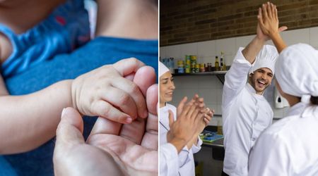 Chef spent all his savings to adopt a baby with wife. When he opened his Christmas gift from his colleagues, he realized he wasn't alone
