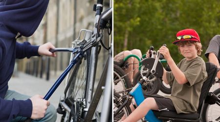 Family was heartbroken after their son with cerebral palsy lost his mobility bike for the third time — until police witnessed a ‘Christmas miracle’