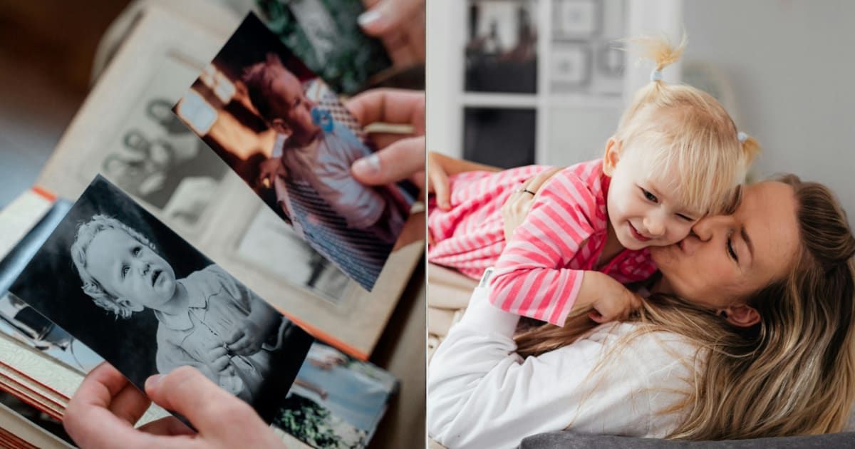 (L) Person holding pictures. (Representative Cover Image Source: Pexels | cottonbro studio), (R) Mom with her daughter. (Representative Cover Image Source: Pexels | Karola G)