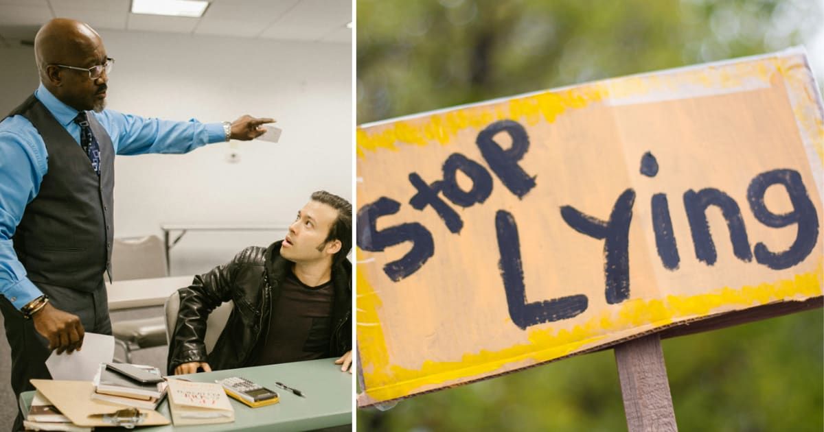 (L ) A professor scolding a student; (R) A sign outside a house (Representative Cover Source: (L) Pexels | RDNE Stock project; (R) Getty Images | JannHuizenga)