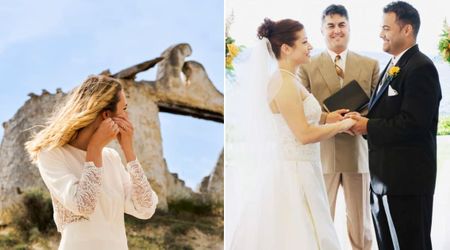 Deaf bride wore her hearing aids to hear her groom’s vows — then his silent surprise brought her to tears