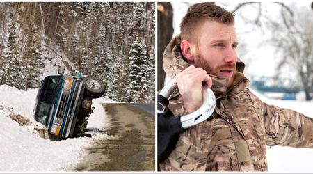 Family’s SUV dangled off a ledge after a crash — until an Air Force member used one military technique to quickly pull them to safety