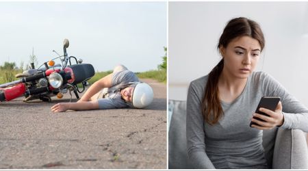 Grueling bike crash left her husband stranded and unseen — then one notification on her phone led her to him before help arrived