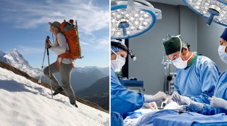 Her heart stopped after a 500-foot boulder sent her down a mountain during a trek — a rare ER coincidence kept her alive even 20 years later