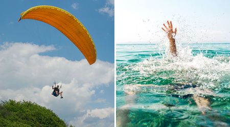 Paraglider fell 500 feet off the sky after parachute partially collapsed – rescuers couldn’t believe what they saw next