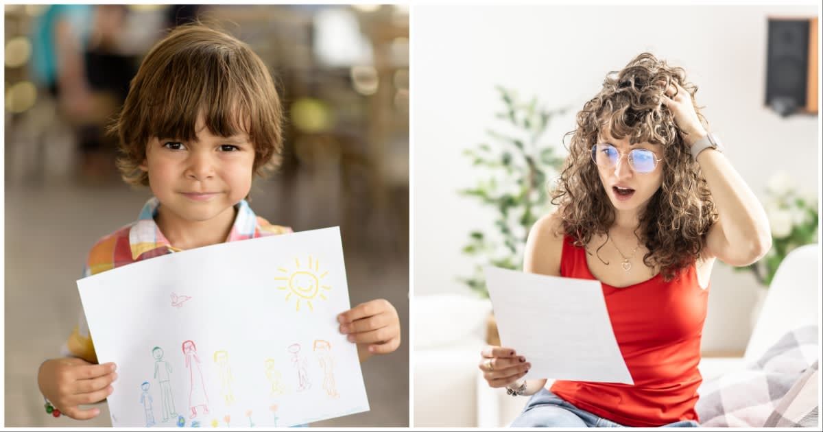 (L) A kid showing off his drawing ; (R) A woman puzzled looking at a drawing  (Representative Cover Source: Getty Images | Photo by (L) energyy ; (R) SimpleImages)