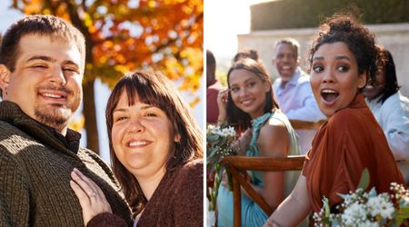 Engaged couple, both 215 lbs, took an oath six months before their wedding — their dramatic transformation stunned guests