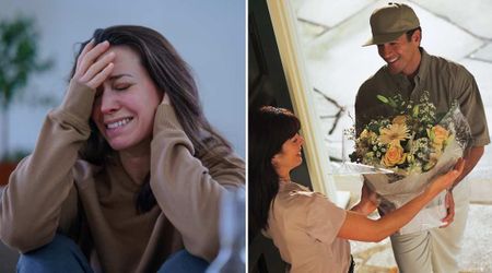 Grieving widow went to collect flowers from a delivery man days after husband’s death — his quiet words hit her harder than the note in the bouquet