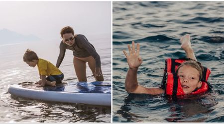 Swept 8.7 miles offshore, a mom and two kids clung to a paddleboard — until her 'superhuman' 13-year-old ditched his life jacket and took a chance