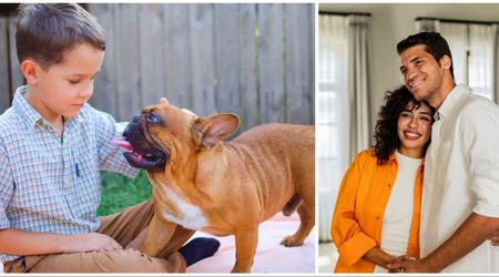 Parents overheard their toddler’s 'big brother' talk with their rescue pup after it escaped once — his sweet warning moved them