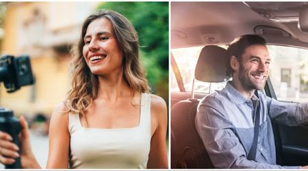 She was doing a casual fit check in a parking lot when a stranger in the car behind her stopped — his words caught her off-guard