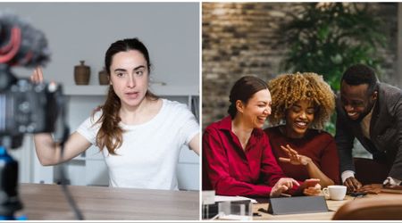 Woman filmed 'proof' at her apartment door to explain being late to her boss — instead, her co-workers couldn’t stop laughing