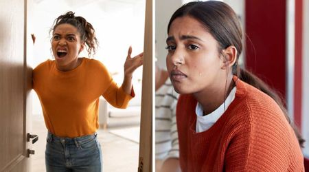 Angry neighbor stormed upstairs to confront resident over the thumping and loud noise — the scene behind the door broke their heart