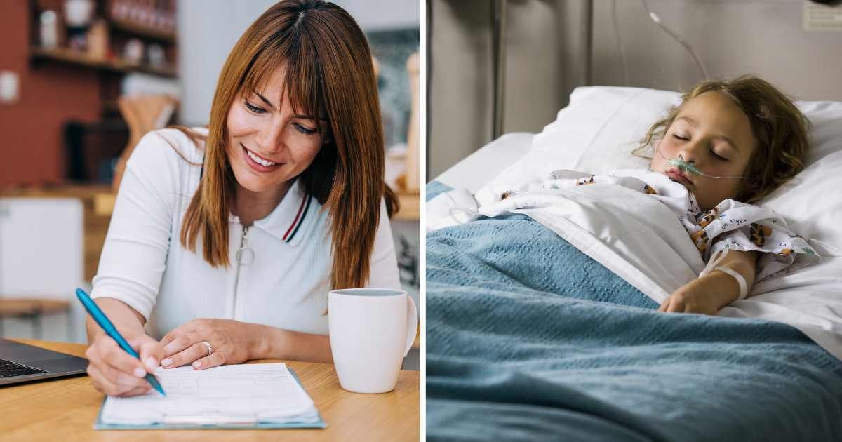 (L) Young woman signing a form. (R) Young girl in hospital. (Representative Cover Image Source: Getty Images | (L) Violeta Stoimenova, (R) Rubberball)