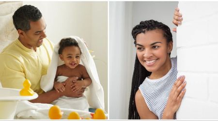 Woman happened to hear her husband and toddler singing at bath time — and the sweet lyrics brought her to tears