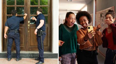 Police chief has a priceless reaction to body cam footage of a Tennessee officer falling off a porch — and the internet can’t get enough