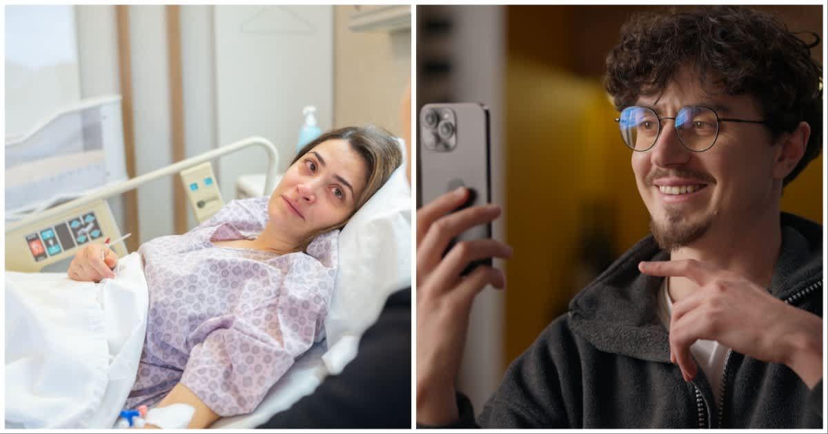(L ) A woman crying in a hospital bed ; (R) A man laughing as he films someone (Representative Cover Image Source: Getty Images | Photo by (L) aquaArts studio ; (R) Yuliia Kaveshnikova)