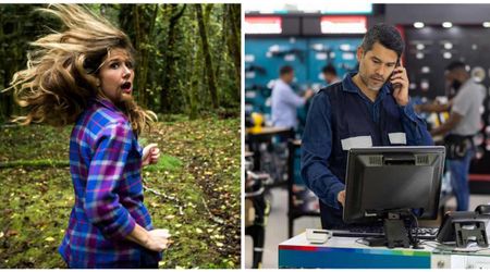 A panicked woman rushed into a Pennsylvania store pleading for help — a worker’s split-second response led to an arrest