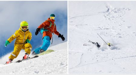 Two skiers spotted something sticking out of deep snow and stopped — their stomachs dropped when they realized it wasn’t debris