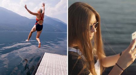 Florida mom dove into a chilly lake to retrieve her phone as friends filmed — then the video revealed one surprising detail that stunned her daughter 