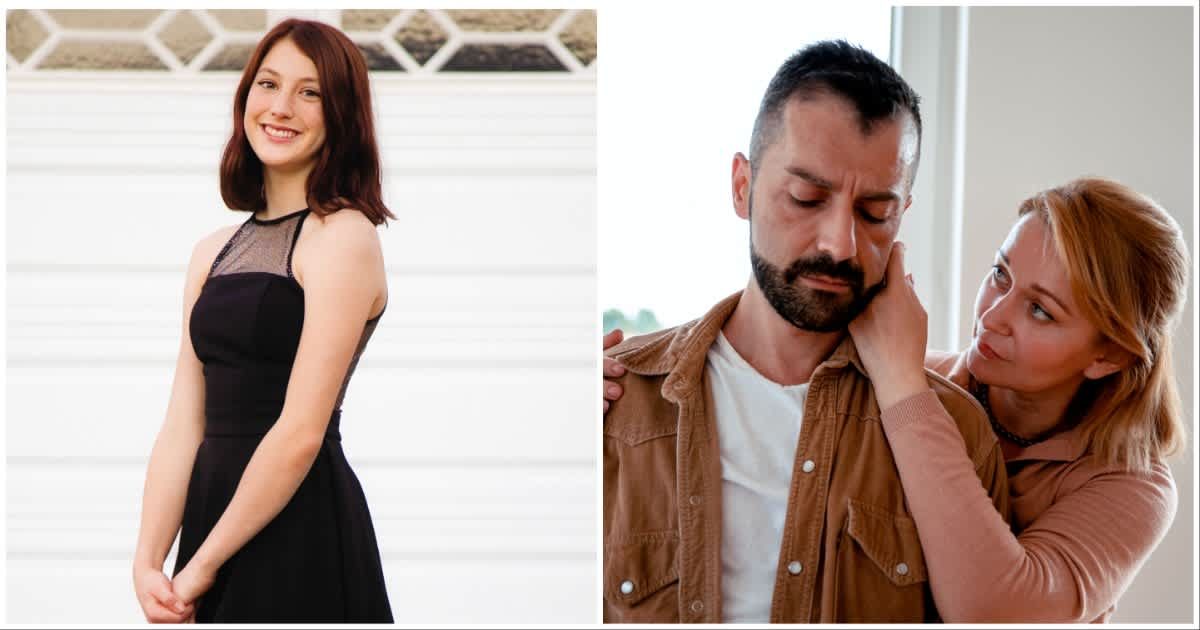 (L ) A teenager dressed for her homecoming ; (R) A wife consoling a sad husband (Representative Cover Image Source: Getty Images | Photo by (L) NicolasMcComber ; (R) Biserka Stojanovic)