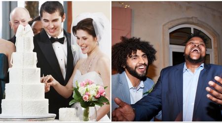 Groom’s friends yelled for him to smash cake in his bride’s face — but his response was pure relationship goals