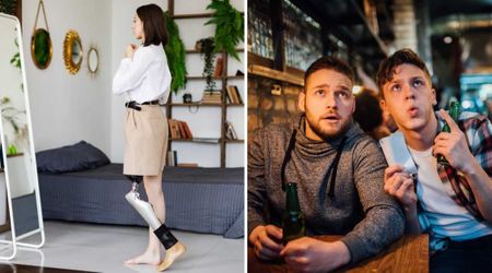Woman with a prosthetic leg was hit on by creepy men at a bar before they mocked her limp — until her simple nonverbal response made them go silent