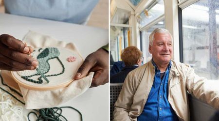Elderly man mocked him on the train for doing embroidery and said it was ‘for girls’ — but the young man’s dark comeback shut him up instantly