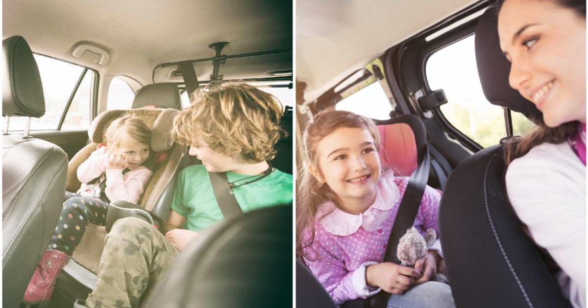 (L ) Two kids in a car ; (R) A daughter talking to her mother in a car (Representative Cover Image Source: Getty Images | Photo by (L) VAWiley ; (R) demaerre)