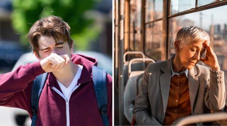 A rude woman on the bus shamed him for not using a handkerchief during a sudden allergy flare-up — but his deadpan comeback shut her down