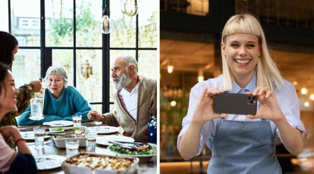 Server offered to take a photo of a happy family with an elderly woman and asked what they were celebrating — their response shattered hearts