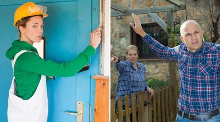 She was replacing the rollers on her garage door when a neighbor asked, ‘Isn't that a job for your husband?’ — her blunt comeback shut him down