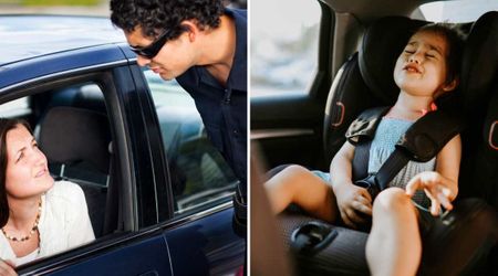 Cop pulled over woman driving with her 7-year-old — the genius kid used a YouTube-inspired trick on the officer to get away and stunned her mom