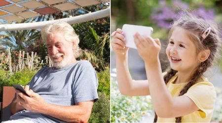 3-year-old spotted a gray-haired man resting on a bench during vacation — then she quietly took his photos and the reason had everyone laughing