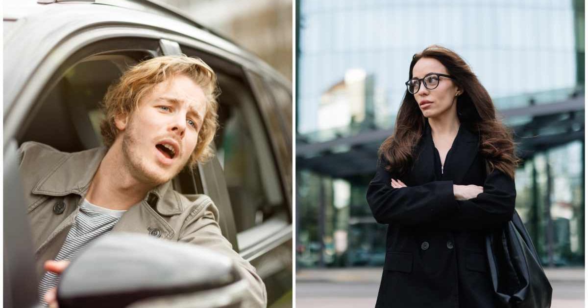 (L ) A man catcalling from his car ; (R) A woman staring back at someone (Representative Cover Image Source: Getty Images | Photo by (L) Westend61 ; (R) Elizaveta Starkova)