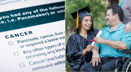 Dad with terminal cancer feared he wouldn't live to see his daughter graduate — so her school broke the rules for him
