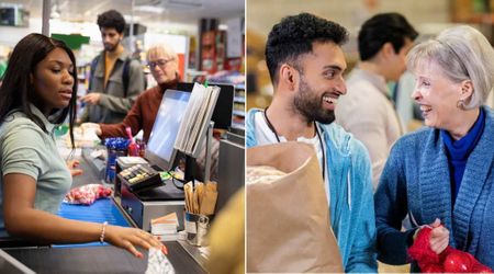 Man tried to cut a long line in front of an elderly woman — her gentle clapback in a mom voice left him embarrassed