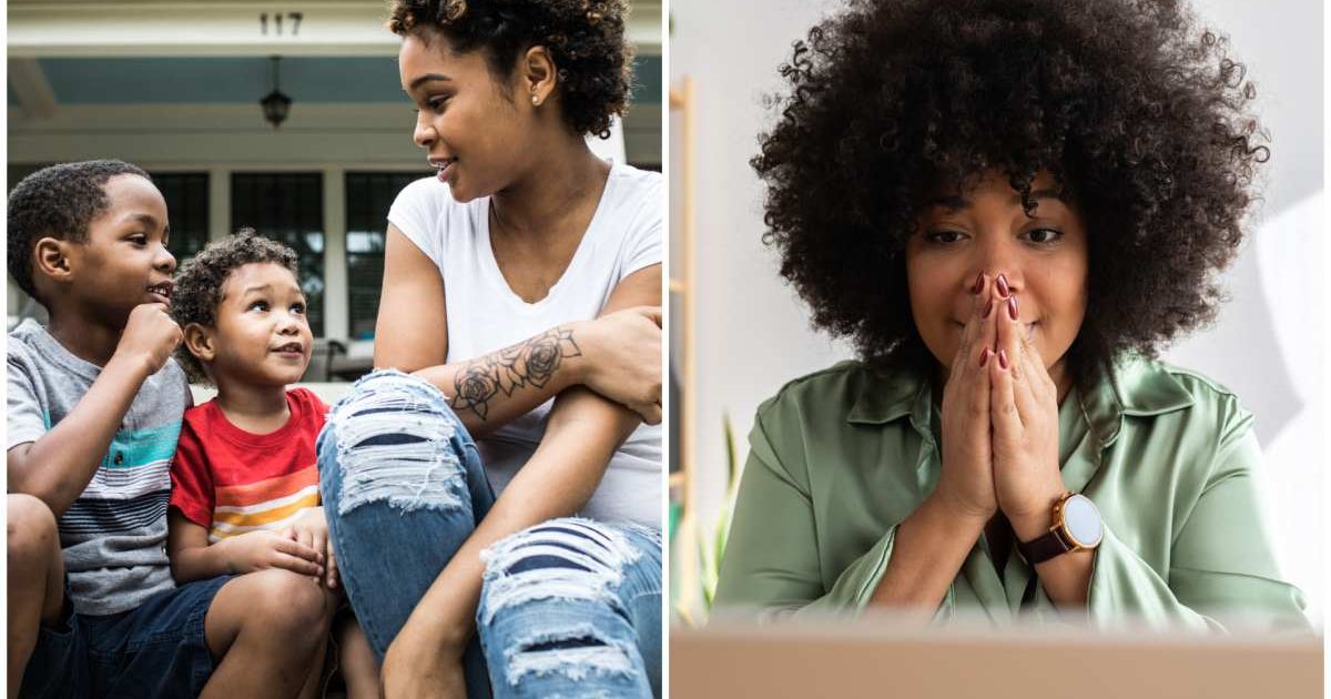 (L ) A woman with her sons; (R) A woman looks shocked at something (Representative Cover Image Source: Getty Images | Photo by (L) MoMo Productions ; (R) Xavier Lorenzo)