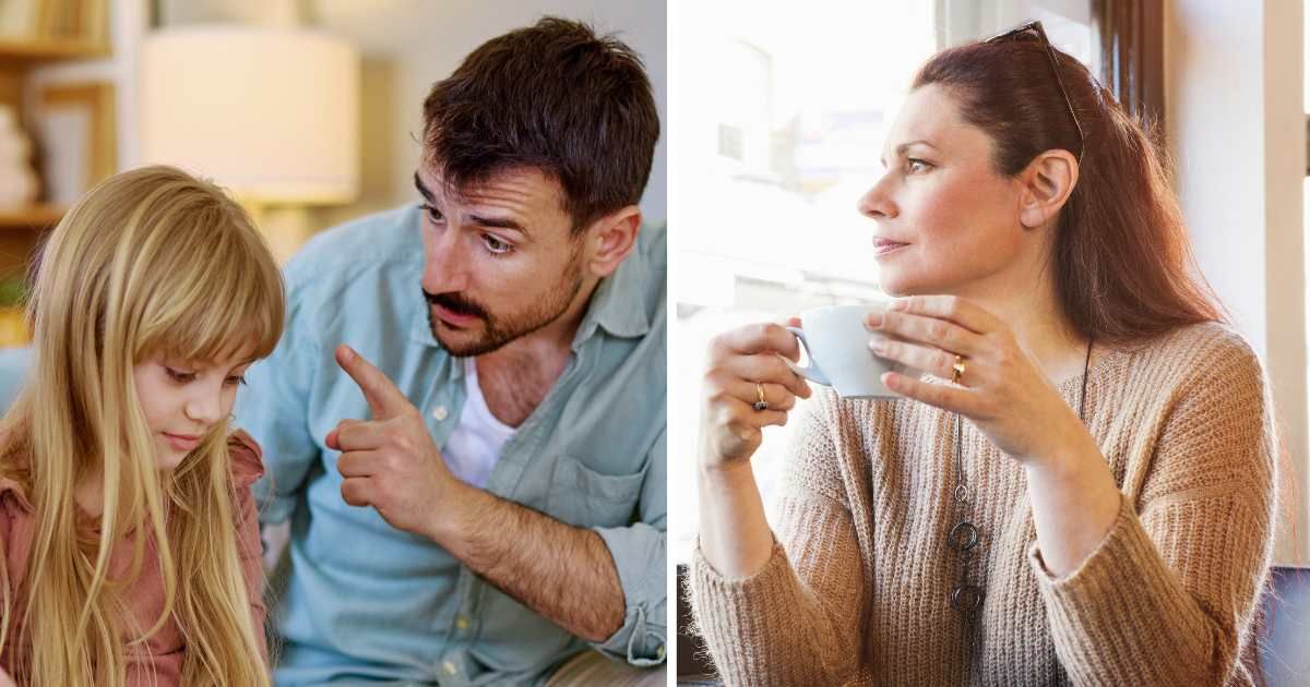 (L) Father scolding daughter. (R) Woman looking outside. (Representative Cover Image Source: Getty Images | (L) Real people group, (R) Betsie van der meer)