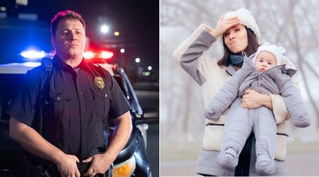Desperate mom handed her 1-week-old baby to a cop on night duty at a traffic light — 5 minutes later, he heard the sound he was waiting for