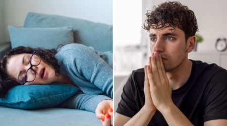 His wife struggling with sleep told him she couldn’t rest while he was at work — then collapsed on the couch, and a single realization hit him hard