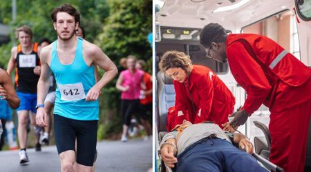 Runner finished a marathon and rushed to perform CPR on a participant less than a mile away — his first words after waking shocked paramedics