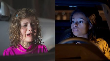 Woman saw 4-year-old rush towards her car after alarm went off in the parking lot  — what camera captured gave her chills