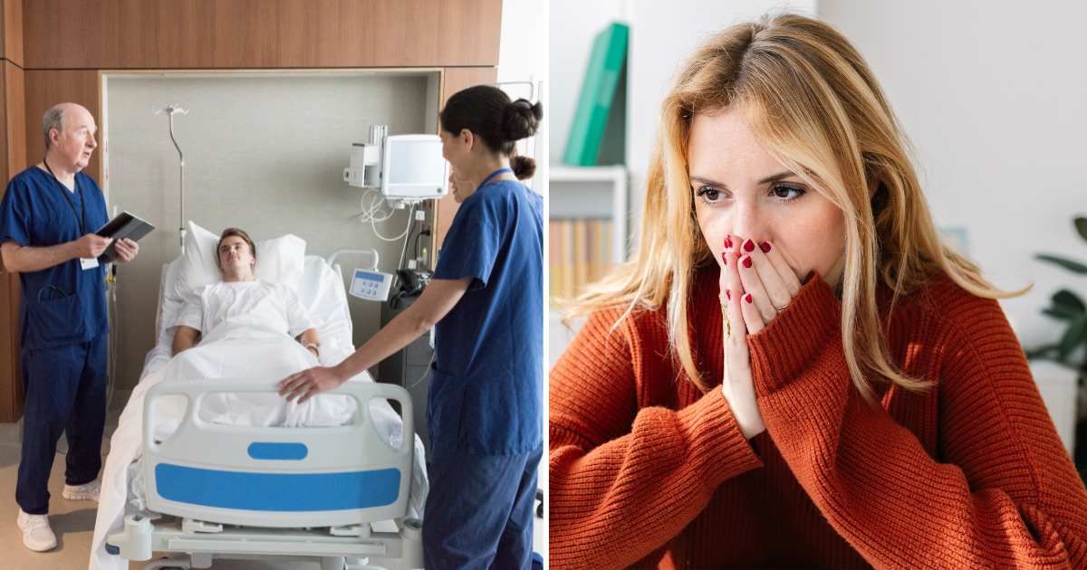 (L) Man resting in hospital. (R) Young woman shocked. (Representative Cover Image Source: Getty Images | (L) Jonny Greig, (R) Xavier Lorenzo)